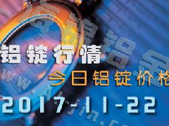 鋁錠行情：今日鋁錠價格——長江鋁錠價格1122